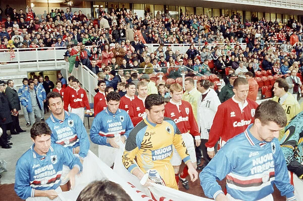 Middlesbroughs official opening of their new Riverside Stadium in a friendly against