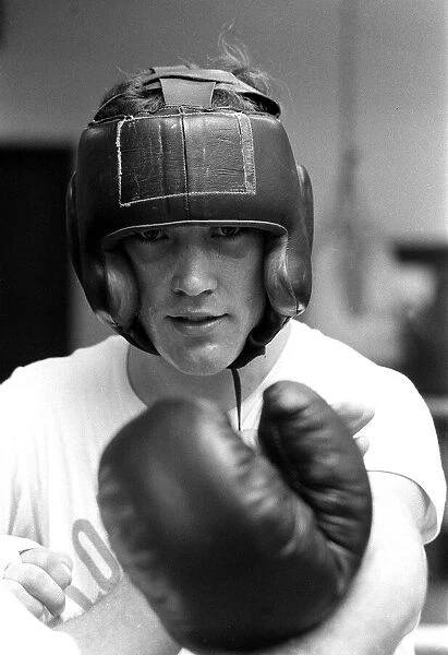 Middleweight boxer Alan Minter October 1972 British Olympic Boxing Bronze Medalist