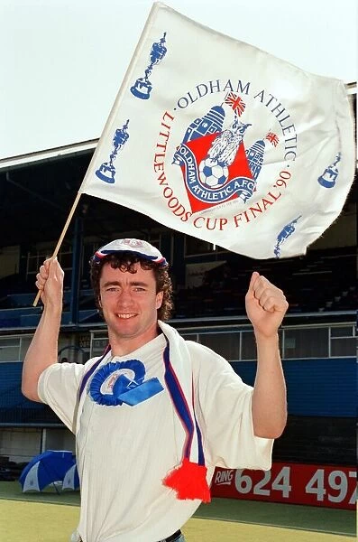 Mike Milligan of Oldham Athletic before the League Cup Final against Nottingham Forest