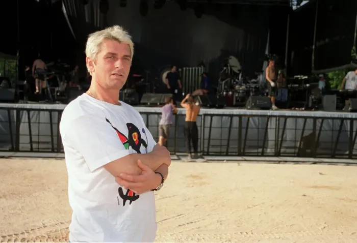 Framed Print : Mike Oldfield Composer Musician July 1999 in Valencia Spain for open air concert Framed Print : Mike Oldfield Composer Musician July 1999 in Valencia Spain for open air concert