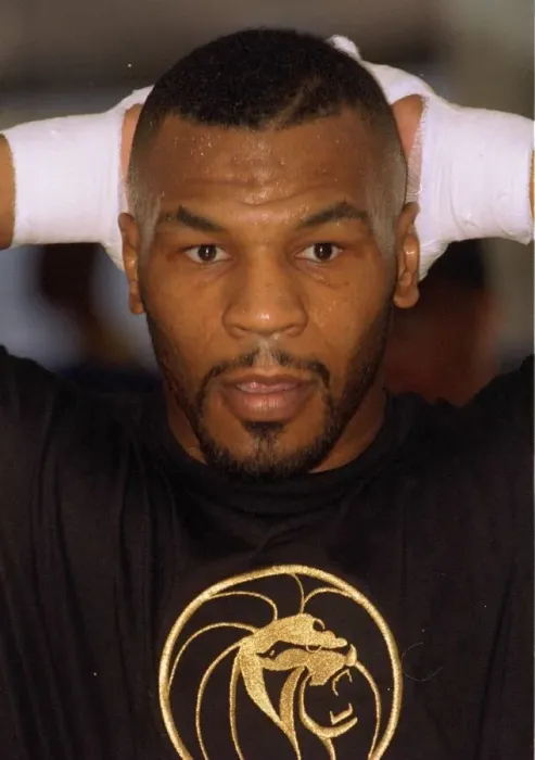 Framed Print : Mike Tyson in training for the World Title fight against Frank Bruno Framed Print : Mike Tyson in training for the World Title fight against Frank Bruno