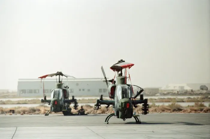 Framed Print : US Military Forces, Tank Killer Attack Helicopter at Dhahran Airbase, Saudi Arabia Framed Print : US Military Forces, Tank Killer Attack Helicopter at Dhahran Airbase, Saudi Arabia