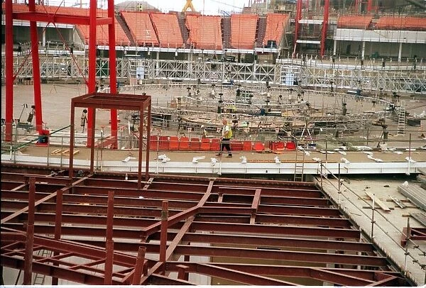 Millennium Dome construction site