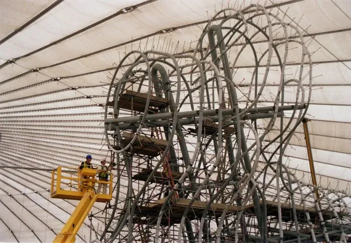 Framed Print : MILLENNIUM DOME CONSTRUCTION WORK, JUNE 1999 THERE WAS A PRESS CONFERENCE IN Framed Print : MILLENNIUM DOME CONSTRUCTION WORK, JUNE 1999 THERE WAS A PRESS CONFERENCE IN