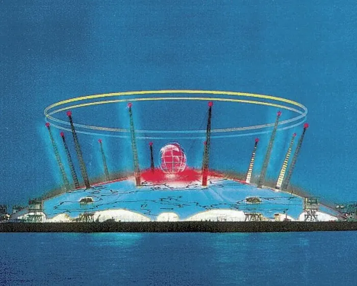  : Millennium Dome laser show 1999