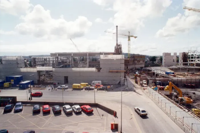 Framed Print : Millennium Stadium under construction. 10th July 1998 Framed Print : Millennium Stadium under construction. 10th July 1998