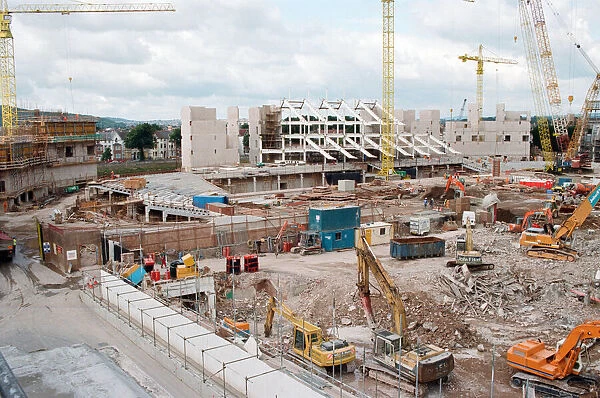 Millennium Stadium under construction. 14th July 1998