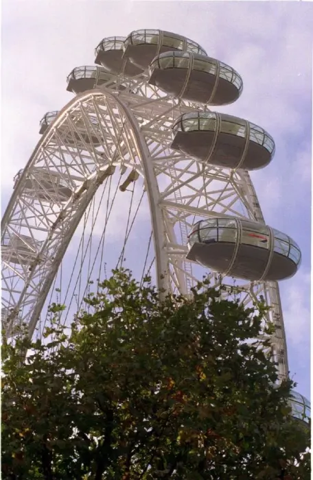 Framed Print : Millennium Wheel November 1999 BA London Eye Wheel complete with all 32 pods Framed Print : Millennium Wheel November 1999 BA London Eye Wheel complete with all 32 pods