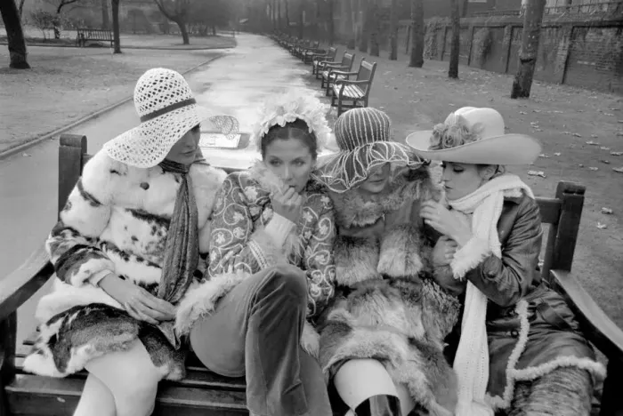 Framed Print : The Millinery Institute of Great Briain presented their spring and summer 70