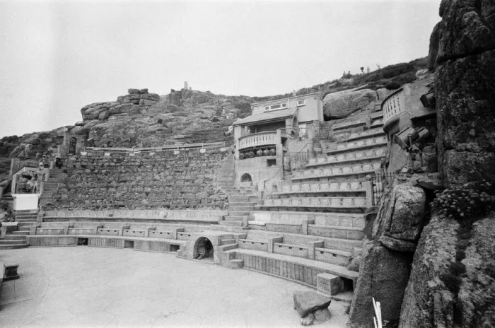 Framed Print : Minack Theatre, Porthcurno, Cornwall. September 1968 Framed Print : Minack Theatre, Porthcurno, Cornwall. September 1968