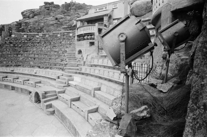 Framed Print : Minack Theatre, Porthcurno, Cornwall. September 1968 Framed Print : Minack Theatre, Porthcurno, Cornwall. September 1968