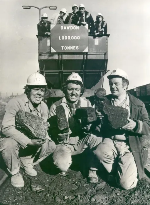 Framed Print : Miners (left to right) Eric Jones, Laurie Dixon, Ray Johnson Framed Print : Miners (left to right) Eric Jones, Laurie Dixon, Ray Johnson