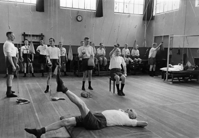 Framed Print : Miners who have received severe injuries, some to the spine, others to the legs or arm Framed Print : Miners who have received severe injuries, some to the spine, others to the legs or arm