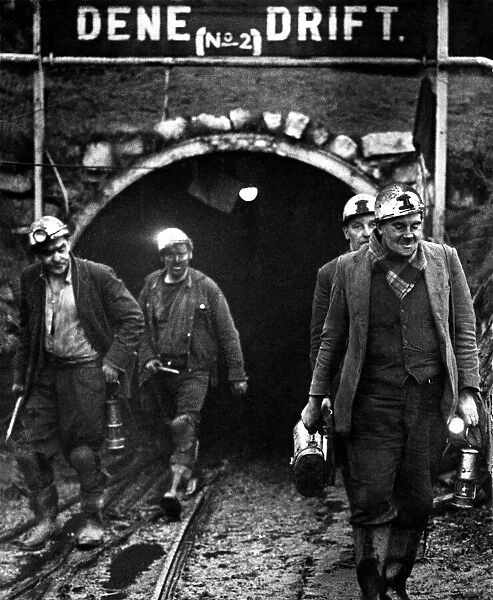 Miners who took part in the BBC2 serial 'germinal'