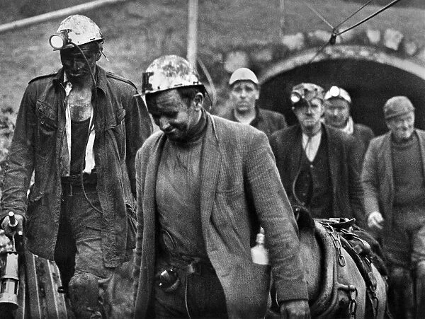 Miners who took part in the BBC2 serial 'Germinal'
