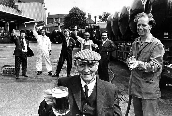 Mines a pint August 1973 Reuban Palmer is a man with a mighty thirst