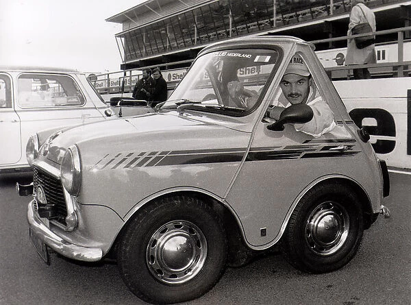 Mini Car Anniversary. 25, 000 Minis turned up at Silverstone to celebrates 30 years