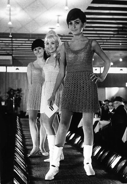 Mini Skirt fashion show in Dusseldorf Germany, March 1967