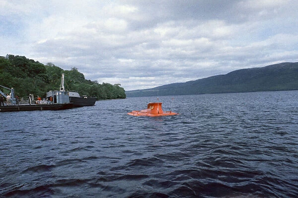 Mini Submarine Pisces on Loch Ness to search for signs of the Loch Ness