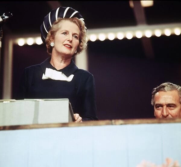 Minister of Education Margaret Thatcher speaking at the 1970 party conference