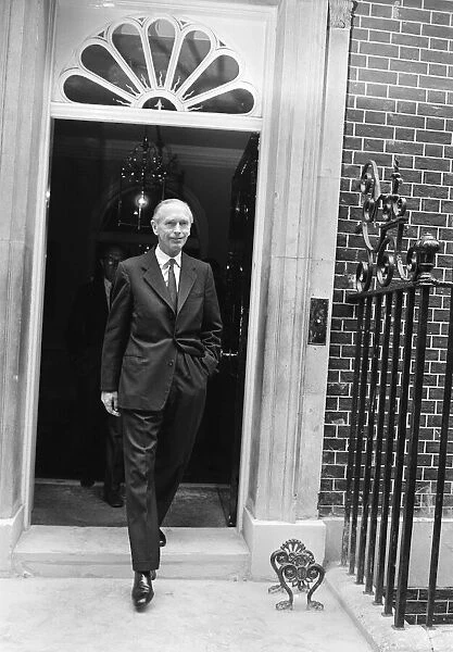 Ministers in Downing Street during talks between Alec Douglas-Home