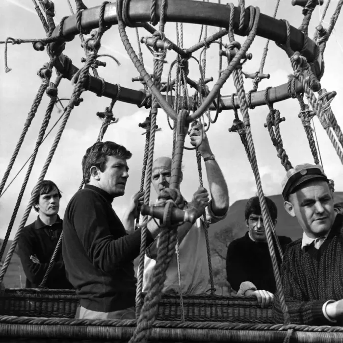 Framed Print : A last minute discussion before Albert Finney sails into the blue Framed Print : A last minute discussion before Albert Finney sails into the blue
