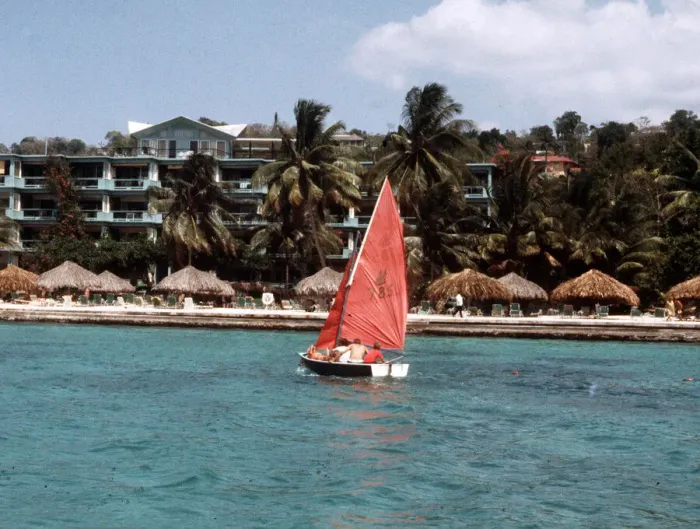 Framed Print : Mirror Dinghy at Montego Bay Jamaica 1969 MSI Framed Print : Mirror Dinghy at Montego Bay Jamaica 1969 MSI