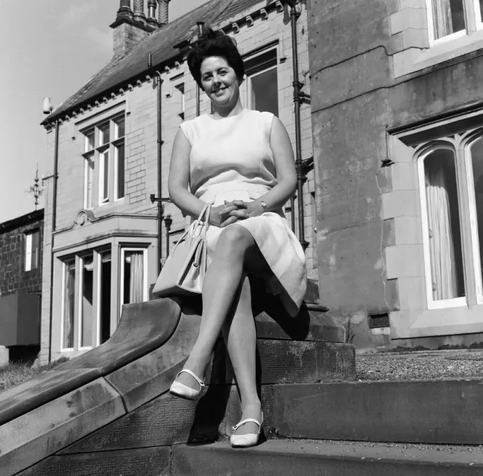 Framed Print : Miss Betty Boothroyd, prospective Labour Councillor for Nelson and Colne Framed Print : Miss Betty Boothroyd, prospective Labour Councillor for Nelson and Colne