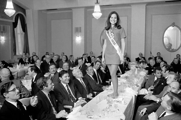 'Miss Canada', 21 year old Jacquie Perrin attended