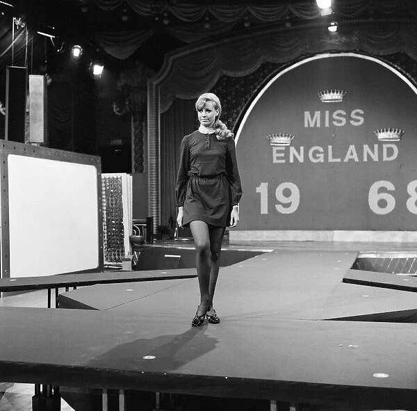 Miss England Beauty Competition 1968, rehearsals at the Lyceum Ballroom, London