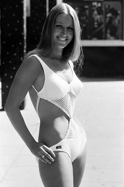 Miss UK runner up and Penthouse pet Helen Caunt, aged 20. 15th July 1971