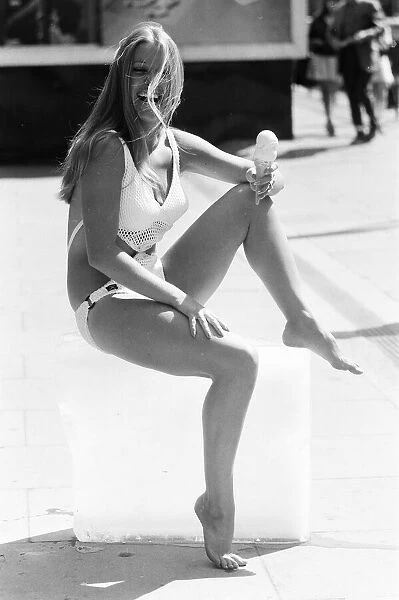 Miss UK runner up and Penthouse pet Helen Caunt, aged 20, pictured 15th July 1971