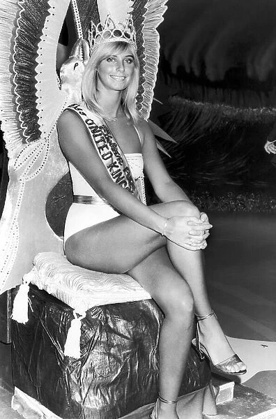 Miss United Kingdom 1982 Della Dolan. 25th August 1982