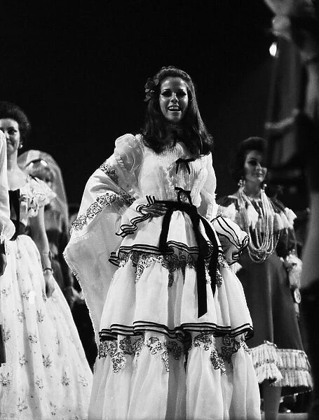 Miss World Competition at the Royal Albert Hall, 20th November 1970
