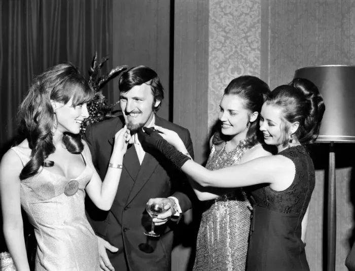 Framed Print : Miss World contestants now in London for the final on the 27th November came face to face