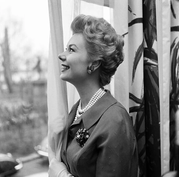 Mitzi Gaynor, American actress, singer & dancer, pictured April 1958
