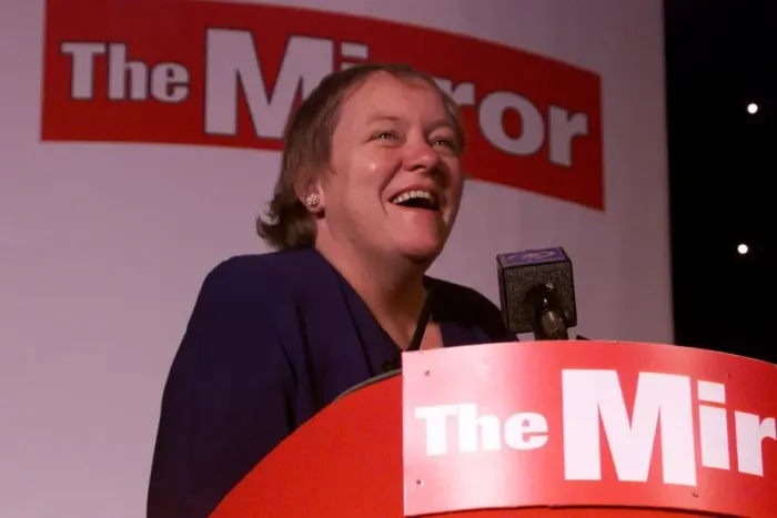 Framed Print : Mo Mowlam MP at The Mirror Pride of Britain Awards 1999 where she received her award