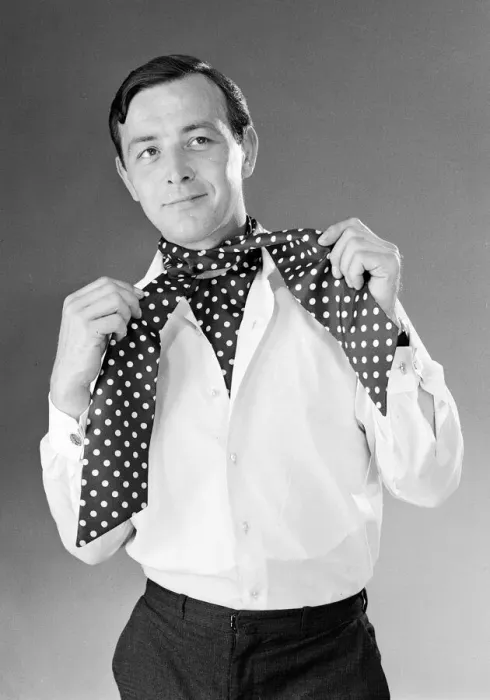Framed Print : Model with Cravats