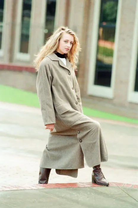 Framed Print : Model, Lindsay, Clothing, Fashion, Liverpool, 7th September 1994