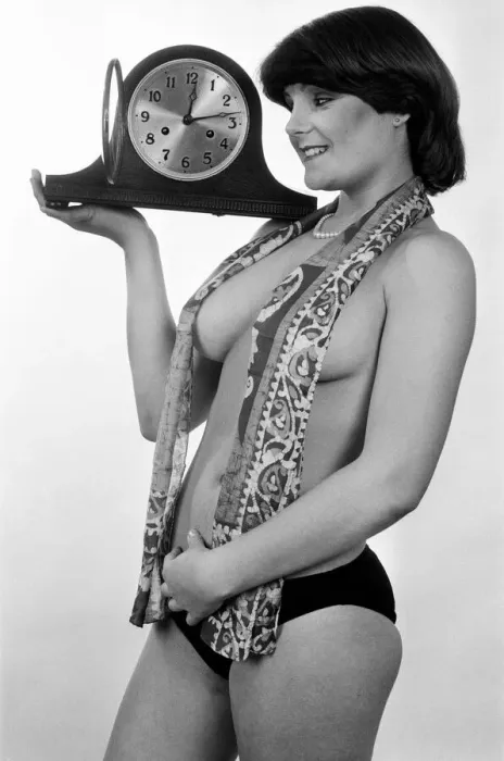 Framed Print : Model reminding people to put their clocks back by one hour at the end of British Summer