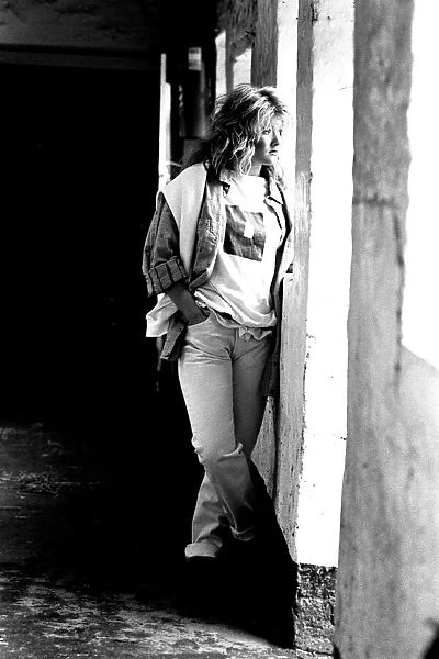 A model wearing Levi 501 denim jeans 4 February 1986