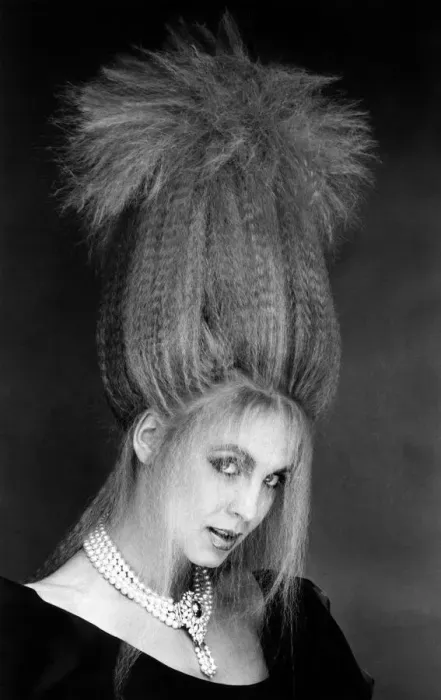 Framed Print : Model Yolandes showing off her cactus look March 1983 P007899