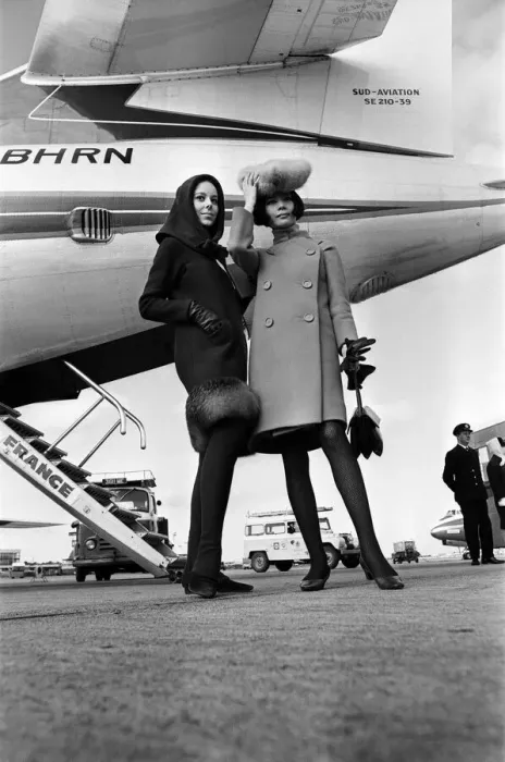 Framed Print : Models in preparation for a charity gala Pierre Cardin is giving at the Commonwealth