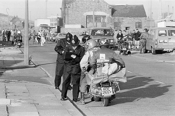 MODs in Redcar, Middlesbrough, 4th October 1985