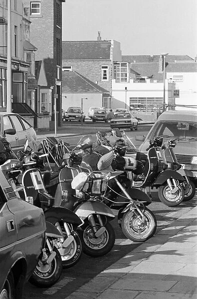 MODs in Redcar, Middlesbrough, 4th October 1985
