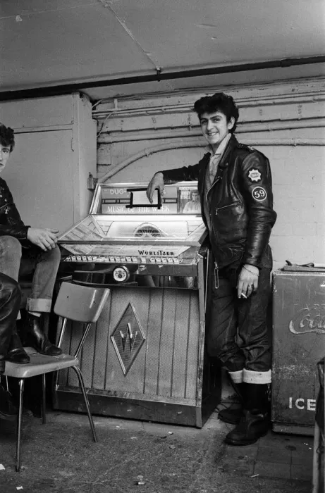 Framed Print : The mods and rockers were two conflicting British youth subcultures of the early to Framed Print : The mods and rockers were two conflicting British youth subcultures of the early to