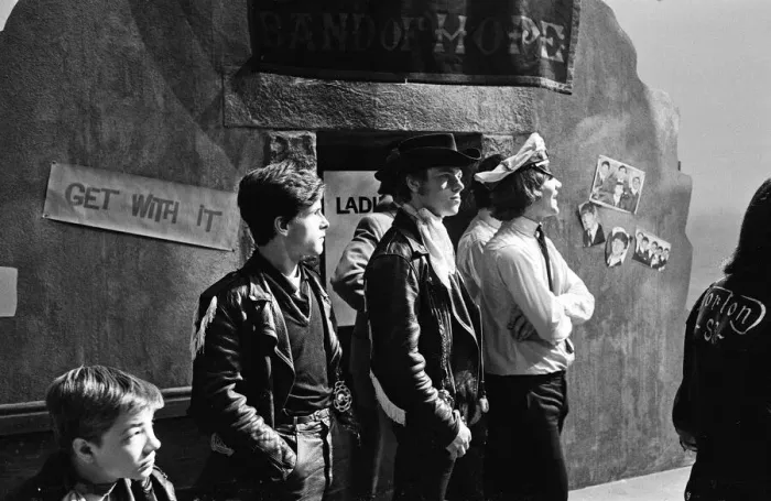 Framed Print : The mods and rockers were two conflicting British youth subcultures of the early to Framed Print : The mods and rockers were two conflicting British youth subcultures of the early to