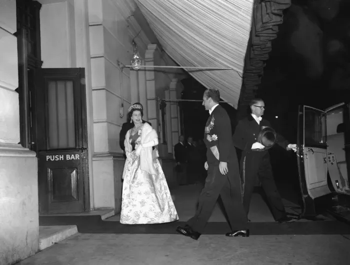 Framed Print : Mohammad-Reza Shah Pahlavi, the Shah of Iran, attends a gala performance of the ballet of Framed Print : Mohammad-Reza Shah Pahlavi, the Shah of Iran, attends a gala performance of the ballet of