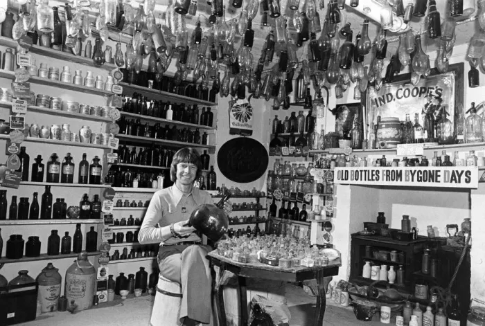 Framed Print : Money in Empties. Johnnie Condon with some of his fantastic bottle collection Framed Print : Money in Empties. Johnnie Condon with some of his fantastic bottle collection