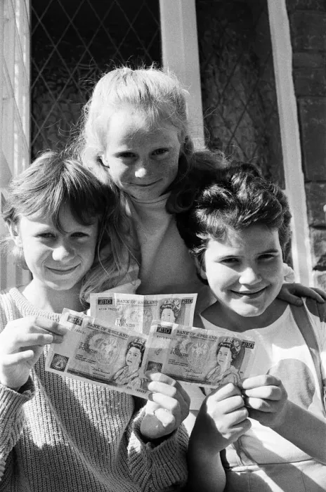 Framed Print : Money raising at Meltham... These three youngsters from the village have raised £ Framed Print : Money raising at Meltham... These three youngsters from the village have raised £